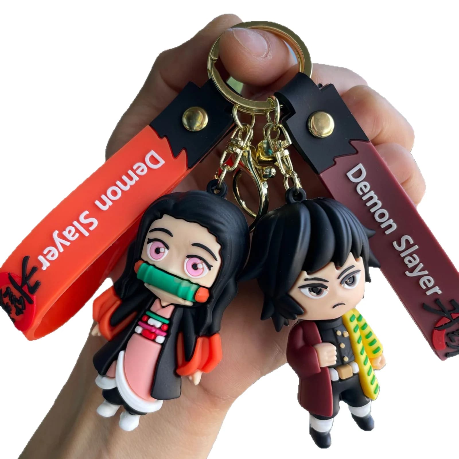 Demon Slayer Cartoon Figure Doll Keychain