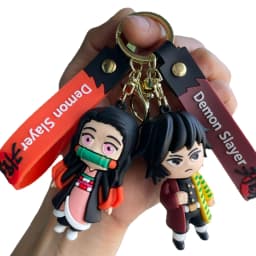 Demon Slayer Cartoon Figure Doll Keychain