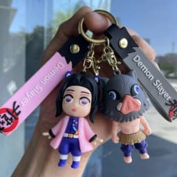 Demon Slayer Cartoon Figure Doll Keychain