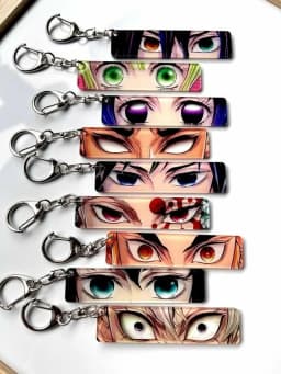 Demon Slayer Eyes Series Acrylic Keychain