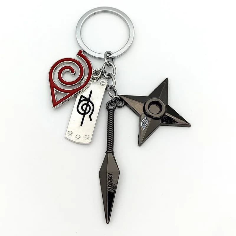 Naruto Akatsuki Red Cloud Keychain